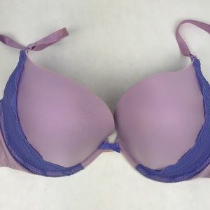 Victoria’s Secret purple push up bra size 36 D